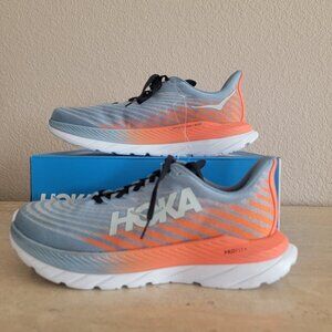 Hoka One One Mach 5 Men's  Blue Orange Running Shoes NIB